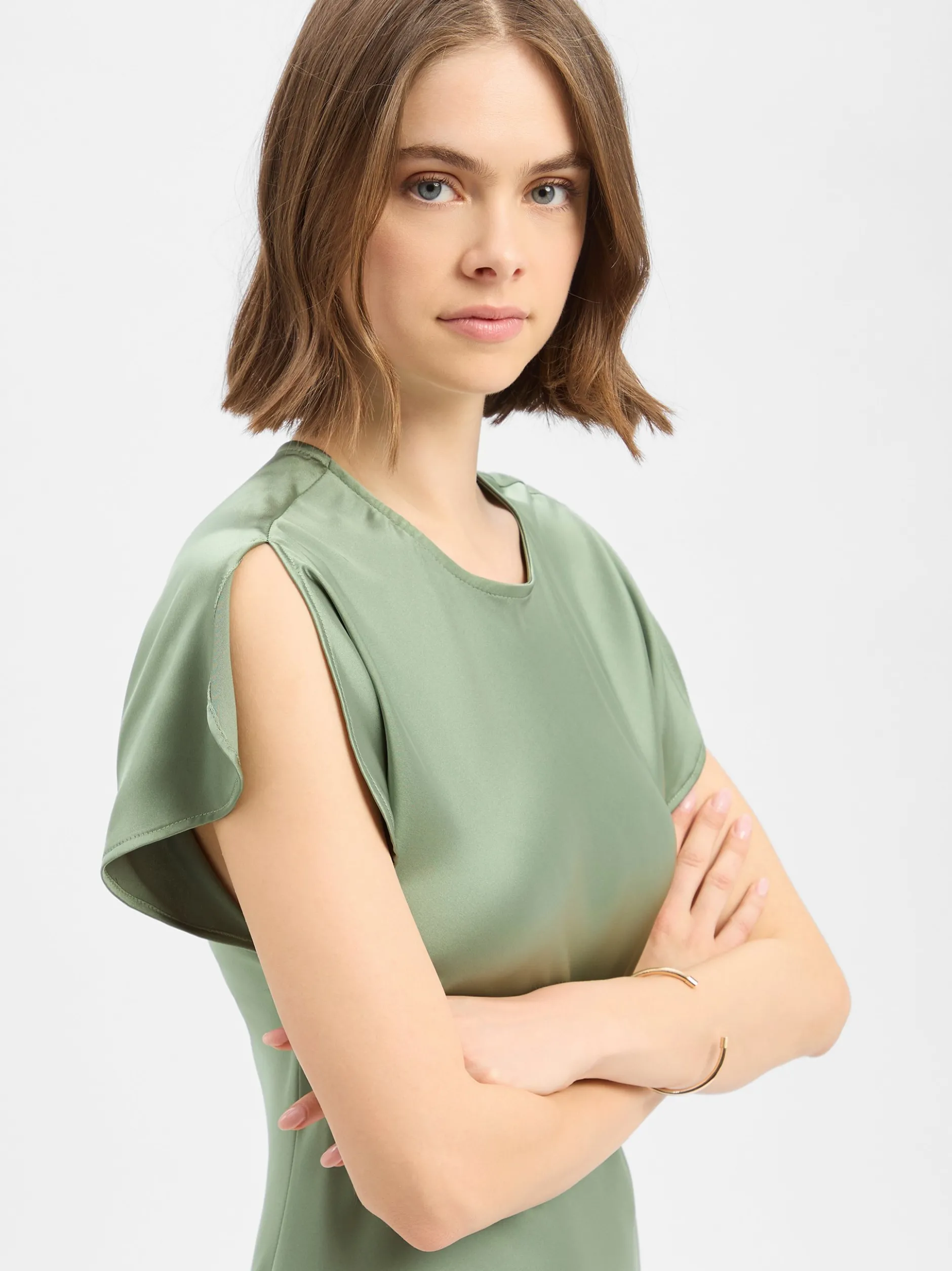 Guido Maria Kretschmer Damen Abendkleid in erbse