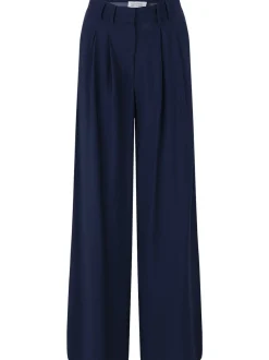 Guido Maria Kretschmer Damen Bundfaltenhose - Finja in marine