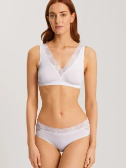 Hanro Damen T-Shirt-BH - Cotton Delight in weiß