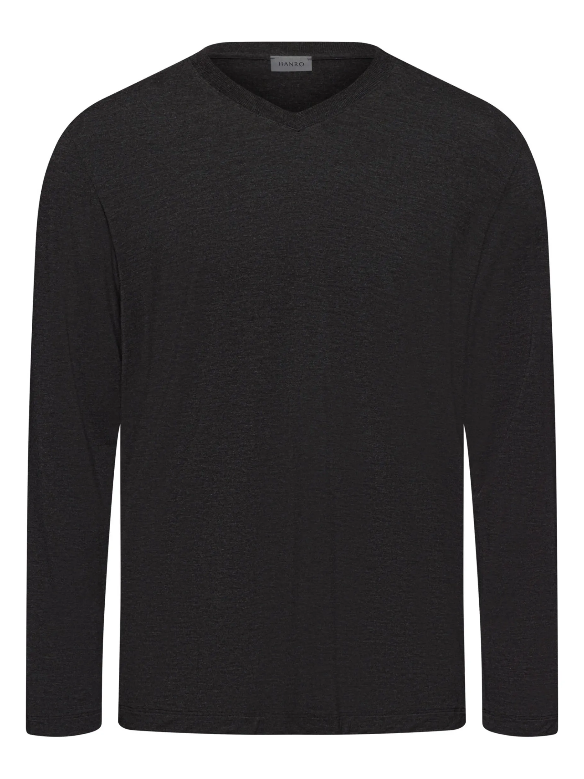 Hanro Herren Longsleeve - Casuals in anthrazit