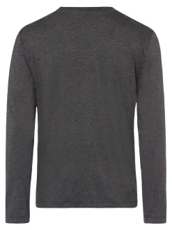 Hanro Herren Longsleeve - Casuals in anthrazit