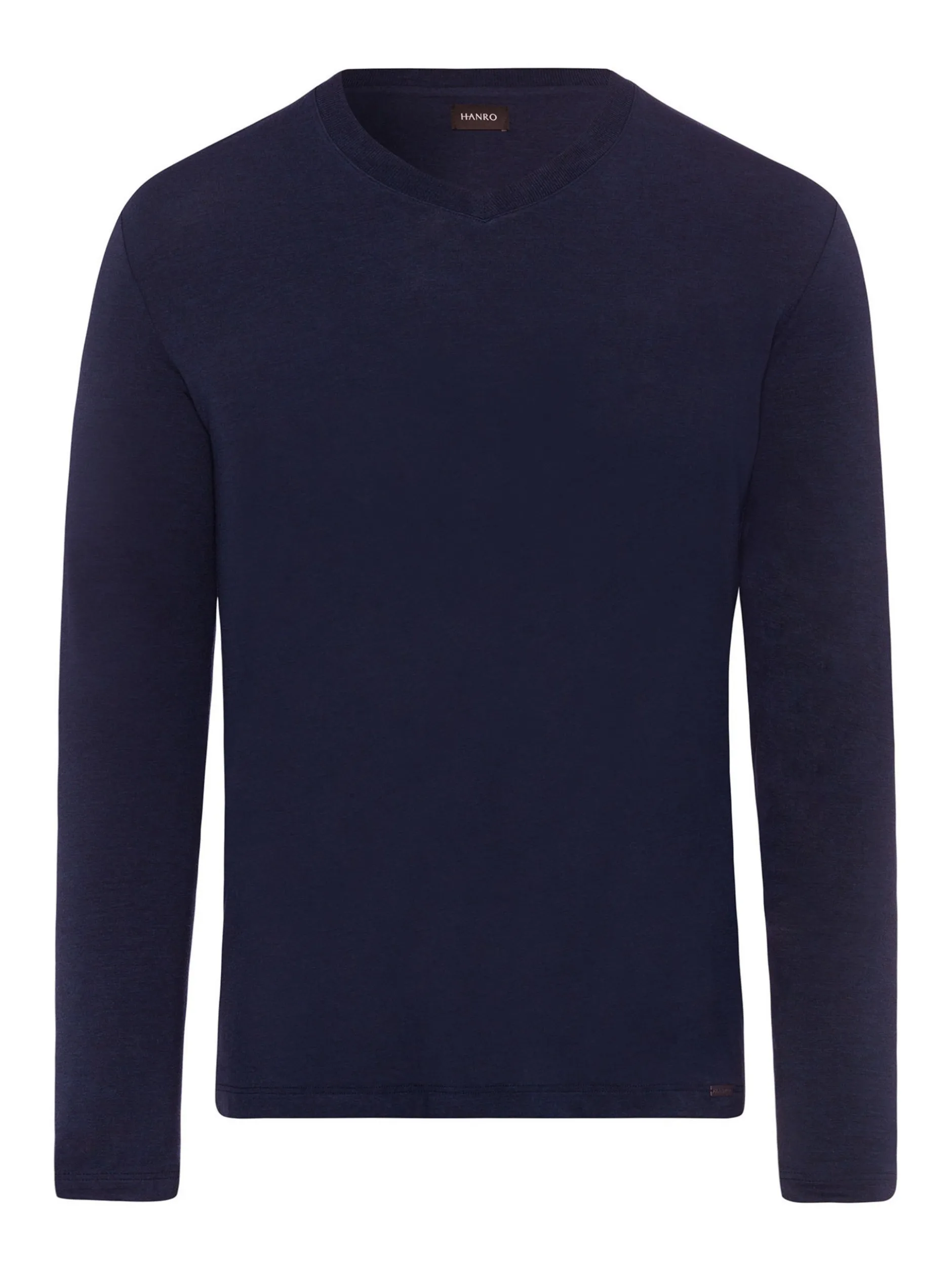 Hanro Herren Longsleeve - Casuals in marine