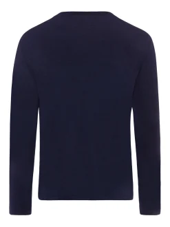 Hanro Herren Longsleeve - Casuals in marine