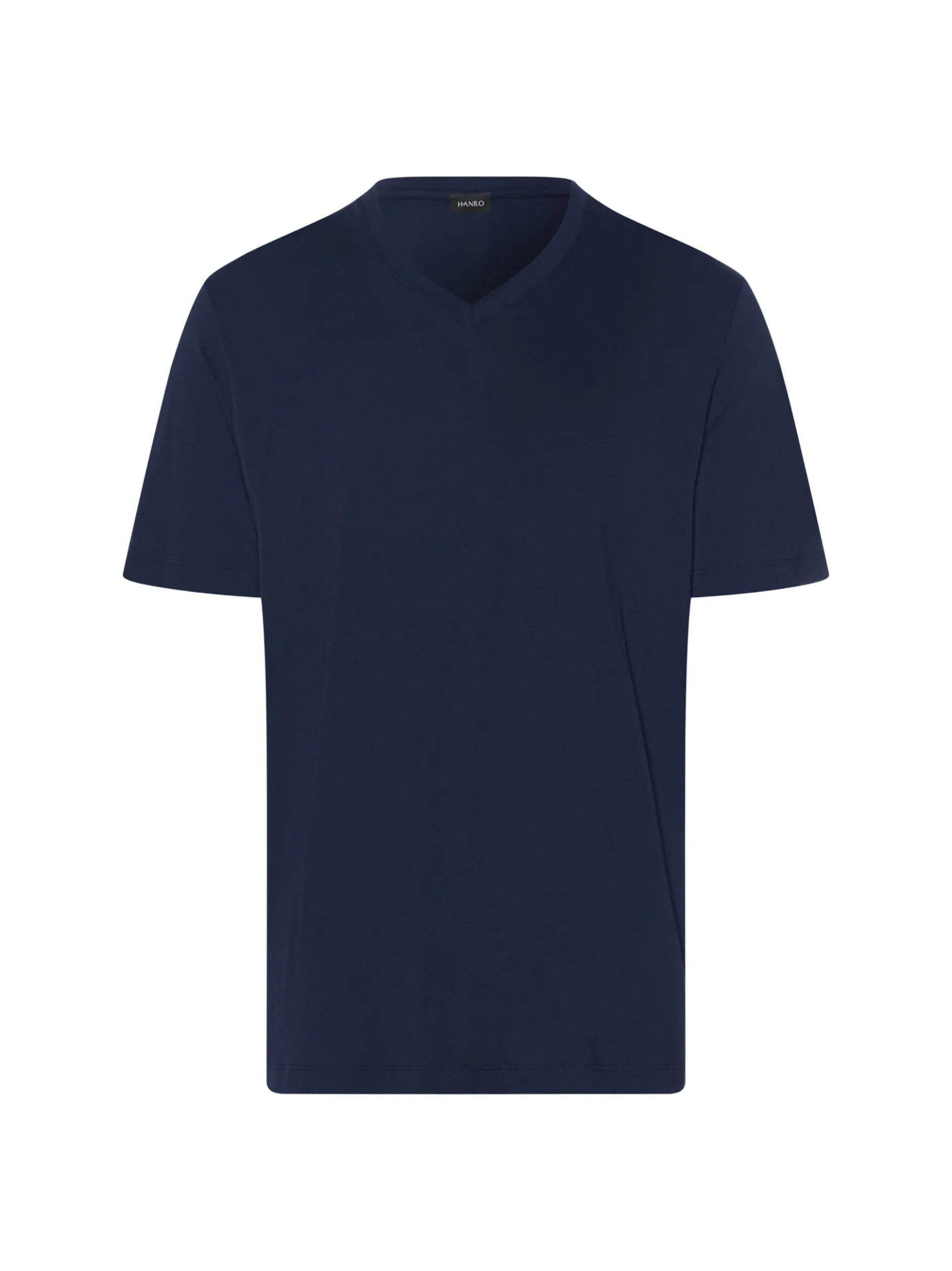 Hanro Herren T-Shirt in marine - Ärmel: kurzarm
