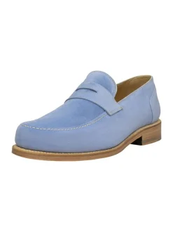 Henry Stevens Damen Loafer – Amelia PL in hellblau
