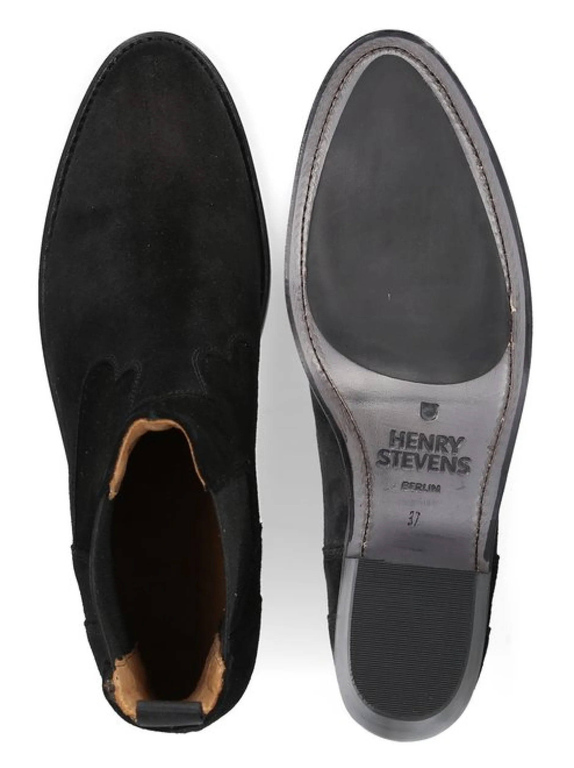 Henry Stevens Damen Stiefeletten – Marla WCB in schwarz