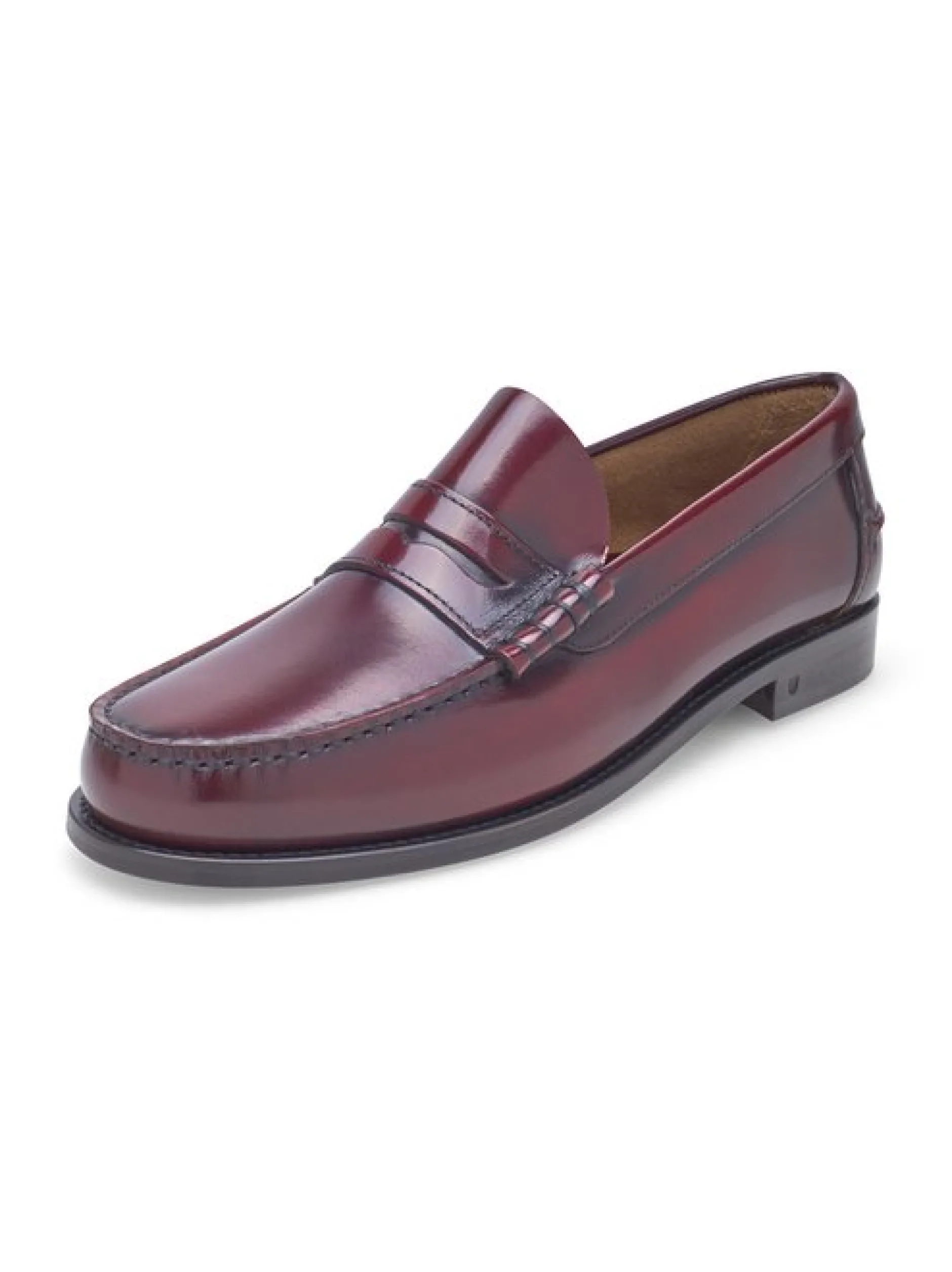 Henry Stevens Herren Loafer – Hunter M PL in bordeaux