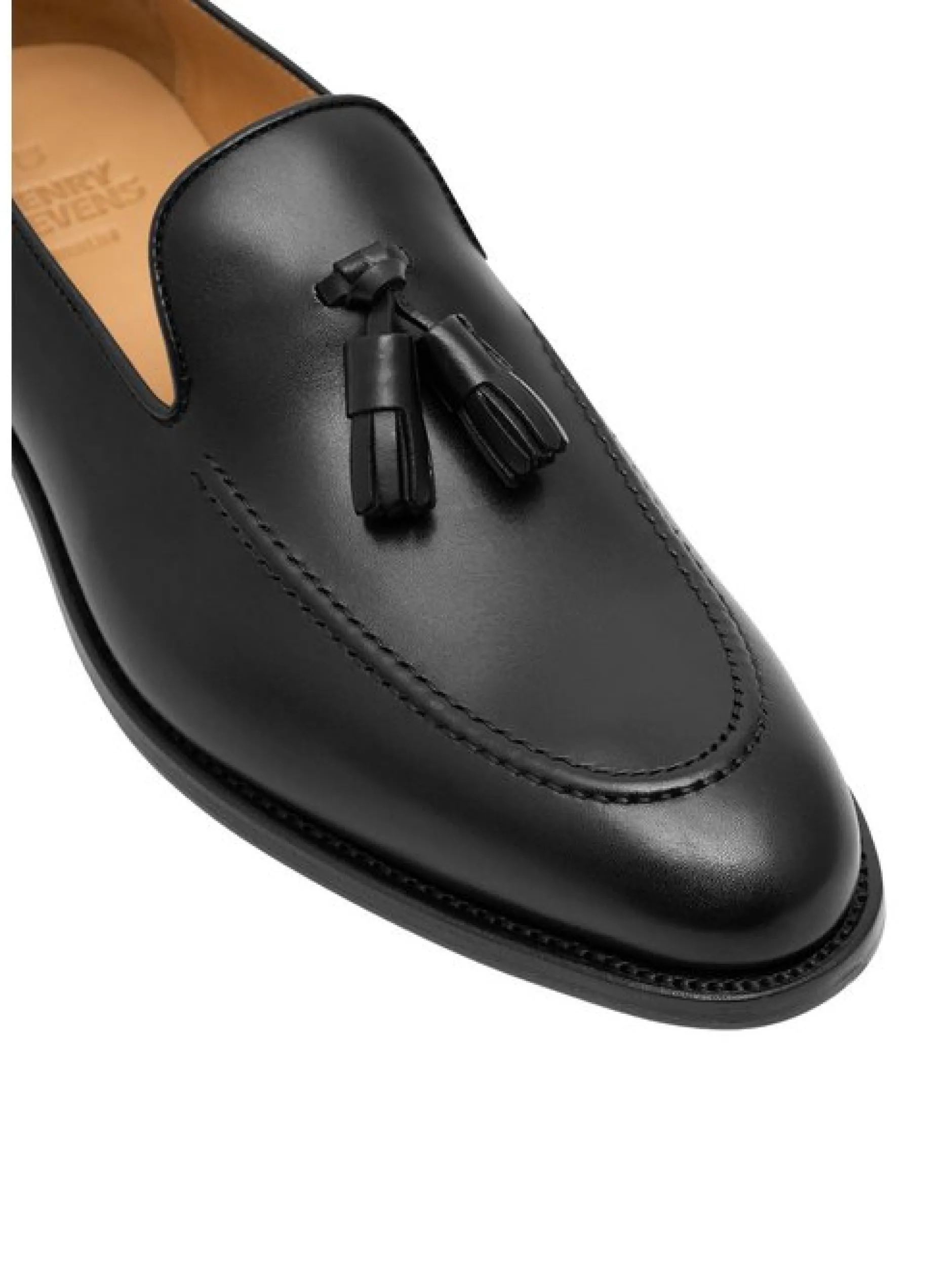 Henry Stevens Herren Loafer – Marshall TL in schwarz