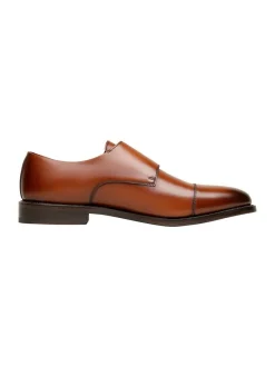 Henry Stevens Herren Schnallenschuhe – Marshall CDM in braun