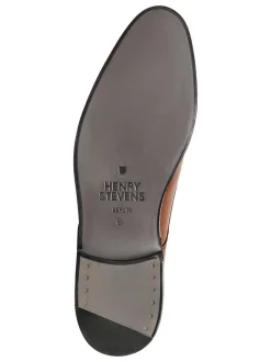 Henry Stevens Herren Schnallenschuhe – Marshall CDM in braun