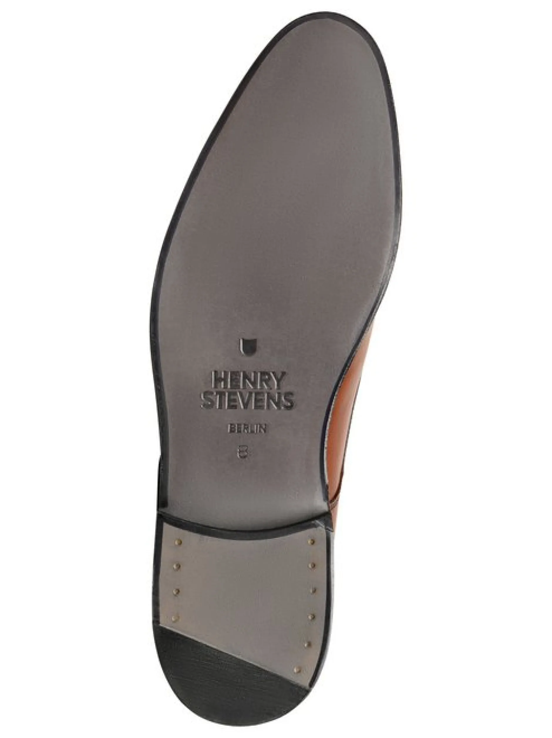 Henry Stevens Herren Schnallenschuhe – Marshall CDM in braun