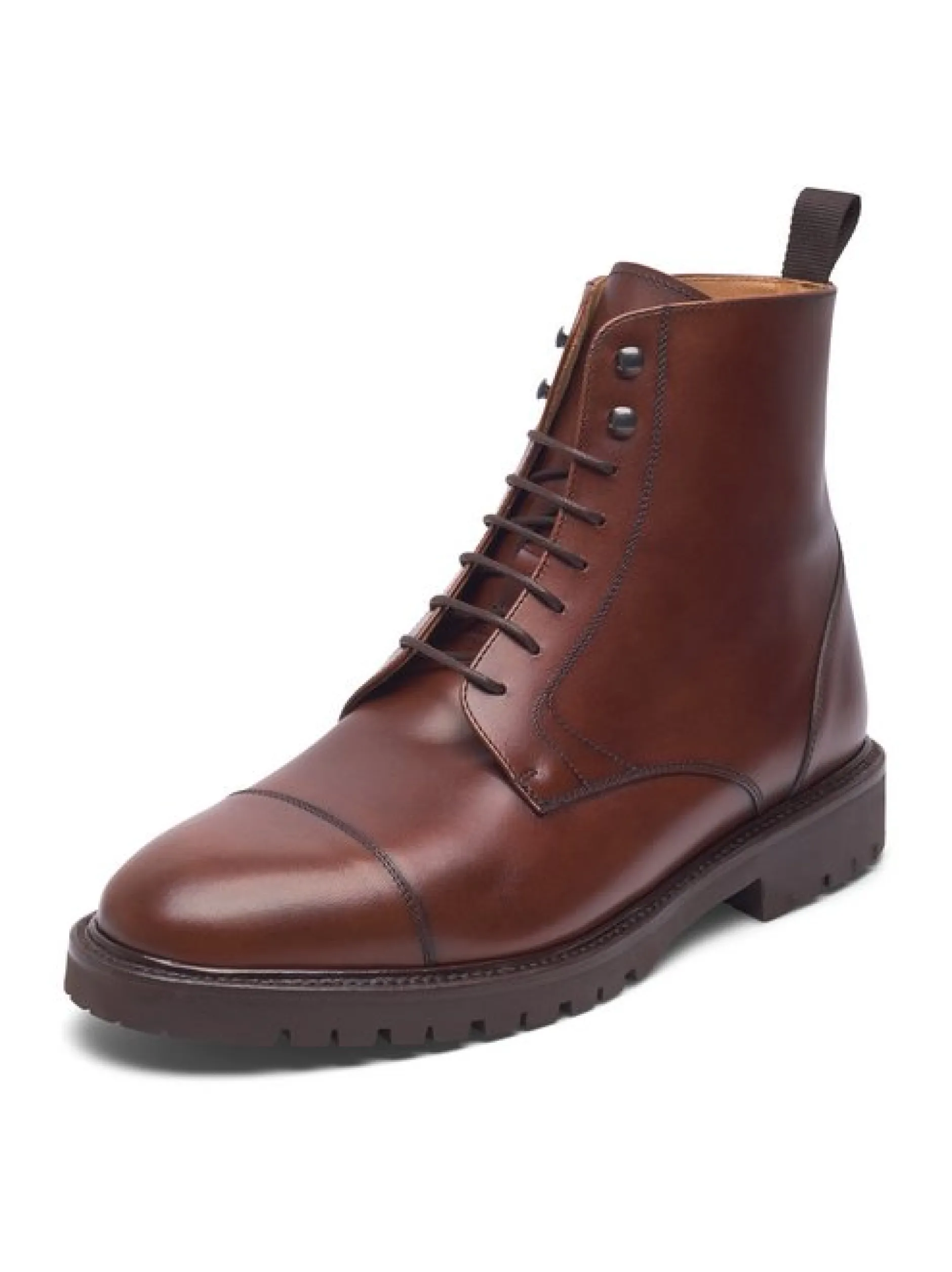 Henry Stevens Herren Schnürboots – Jones CDB3 in braun