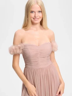 Hey Kyla Damen Abendkleid in altrosa - Ärmel: ohne Arm