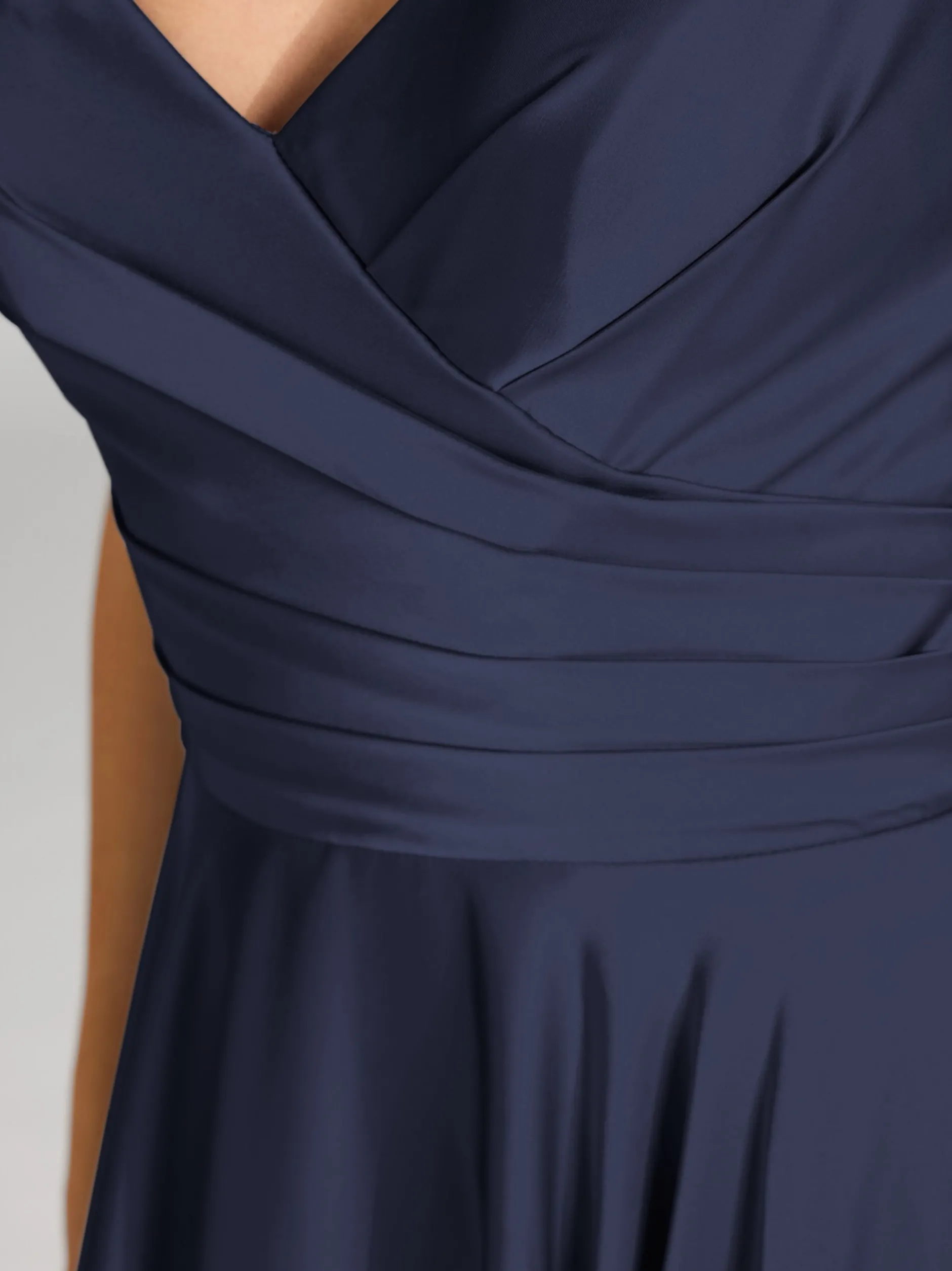 Hey Kyla Damen Abendkleid in marine - Ärmel: ohne Arm