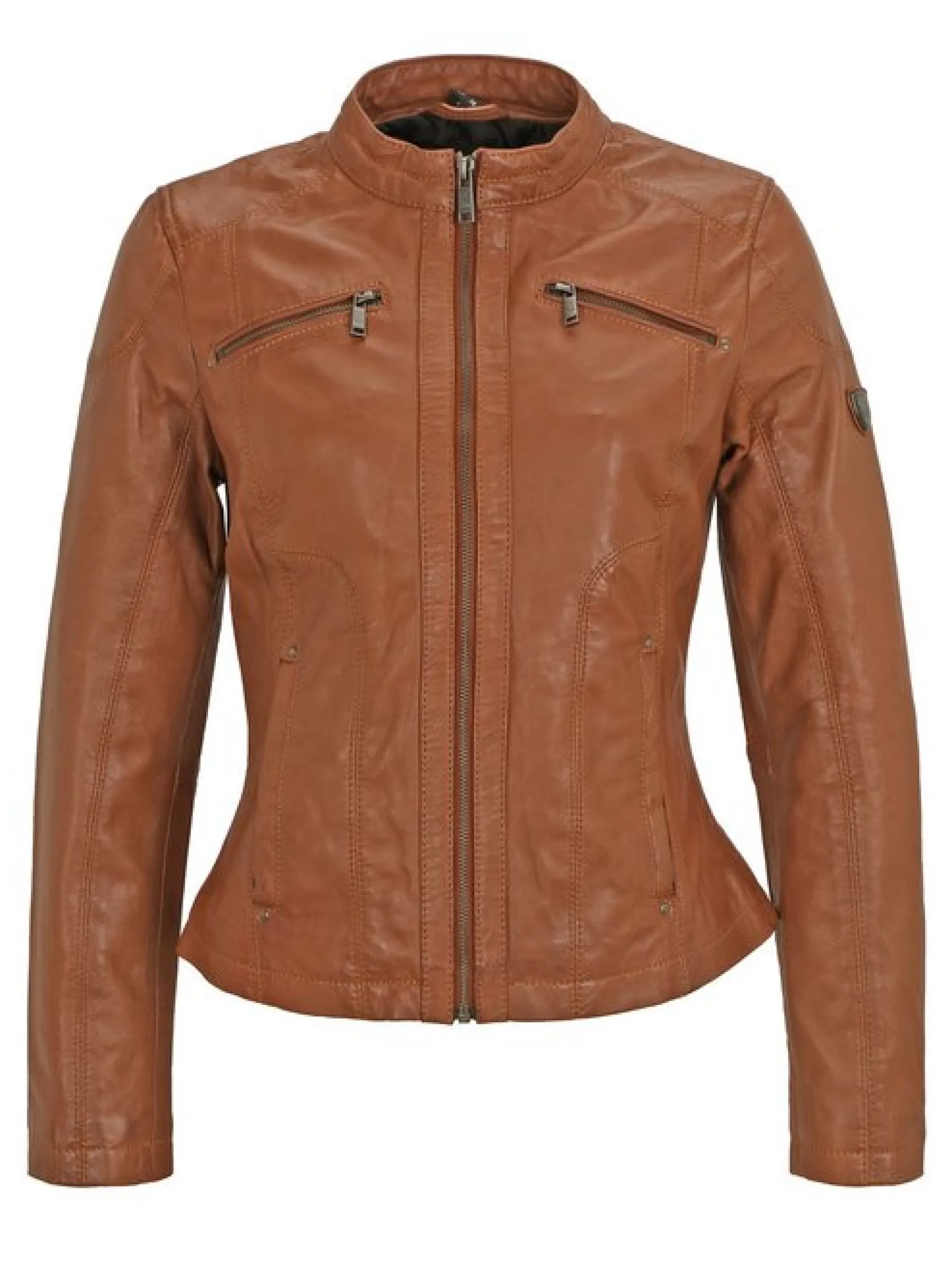 HIS Damen Lederjacke - SABINE in cognac