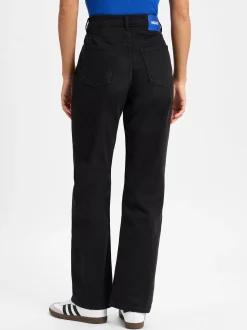 HUGO BLUE Damen Straight Jeans - Elyah in schwarz