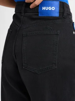 HUGO BLUE Damen Straight Jeans - Elyah in schwarz