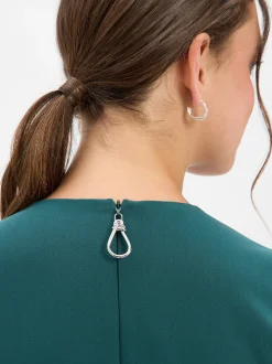 HUGO Damen A-Linien-Kleid - Kilama in smaragd
