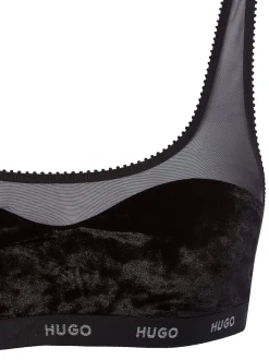 HUGO Damen Bralette - Unwattiert in schwarz