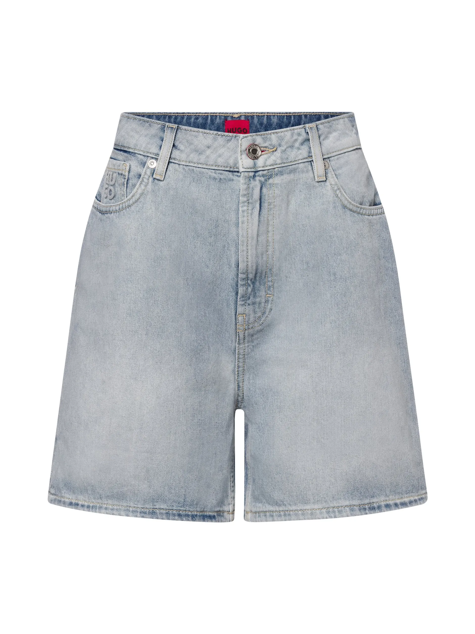 HUGO Damen Jeans-Shorts - Gelita in bleached