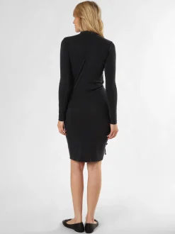 HUGO Damen Kleid - Nirace in anthrazit - Ärmel: langarm