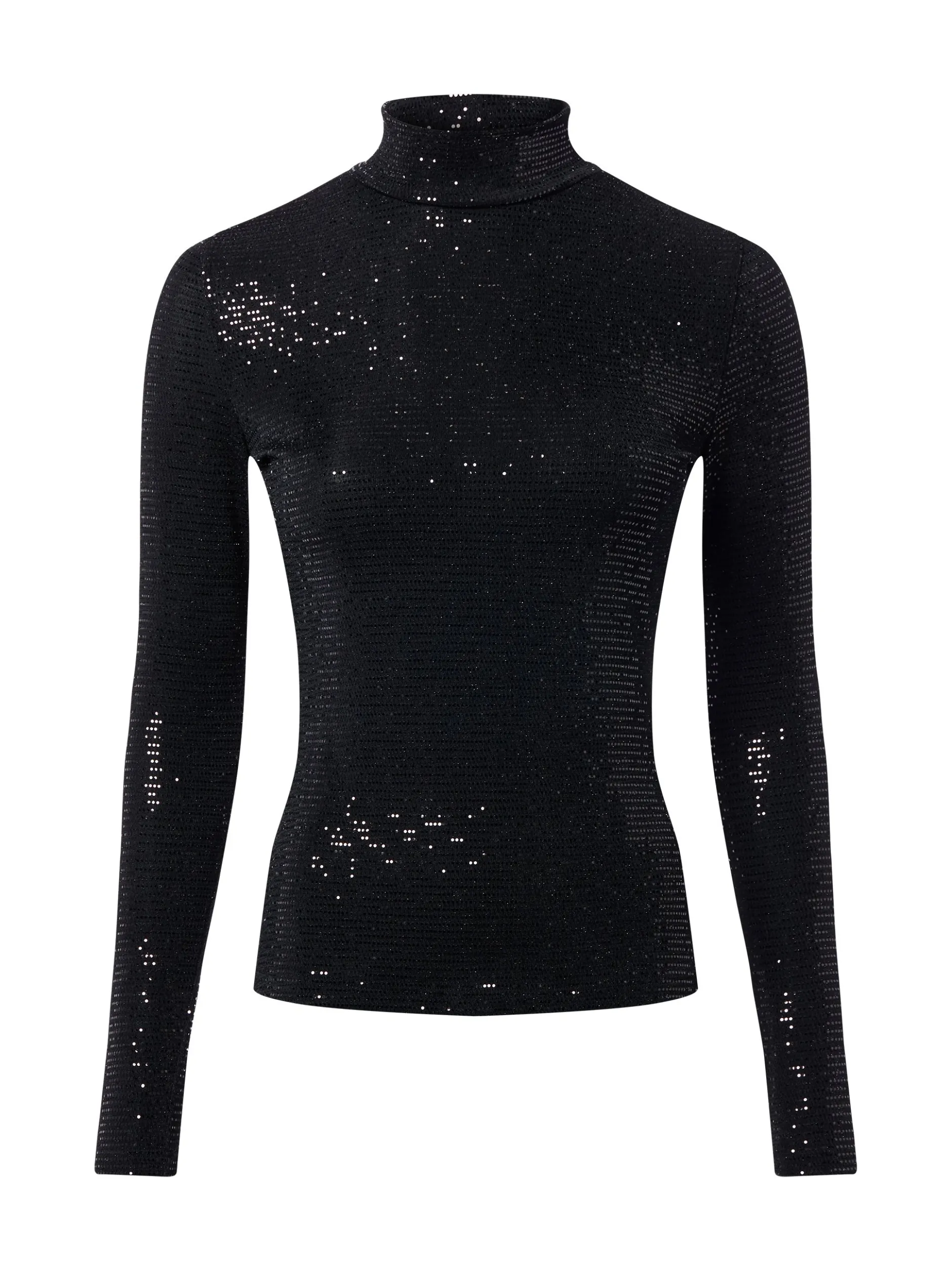 HUGO Damen Langarmshirt - Drisila in schwarz