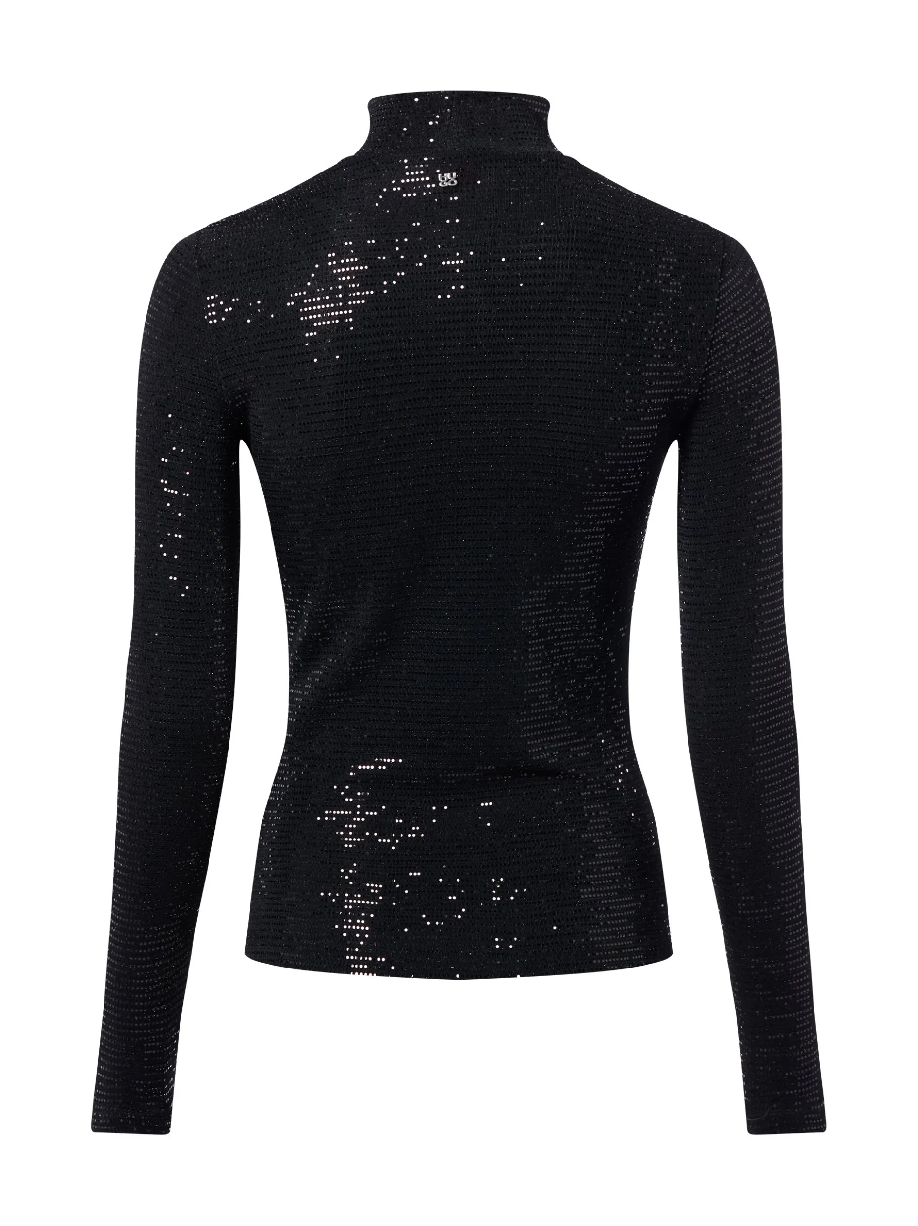 HUGO Damen Langarmshirt - Drisila in schwarz