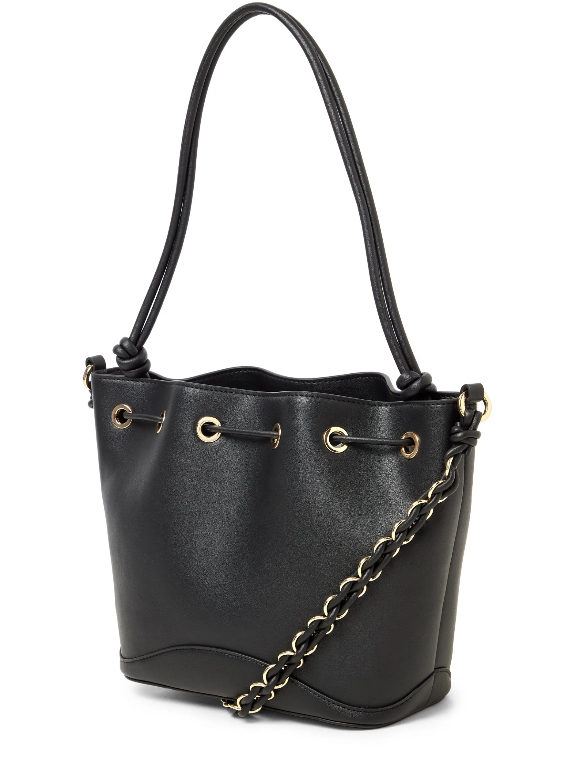 HUGO Damen Schultertasche - Ilary_Drawstring in schwarz