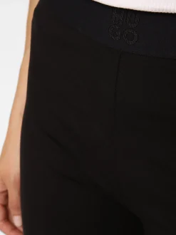 HUGO Damen Shorts - Nursula in schwarz - Länge: knielang