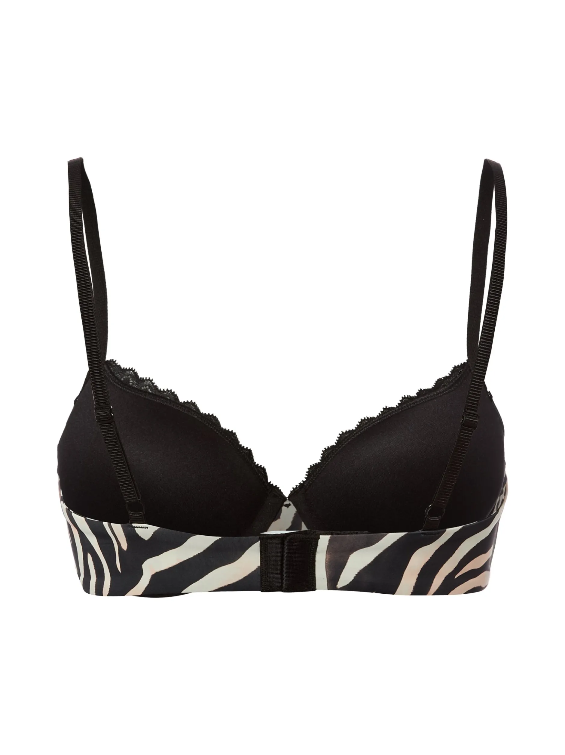 HUGO Damen T-Shirt-Bra - Unique in schwarz beige