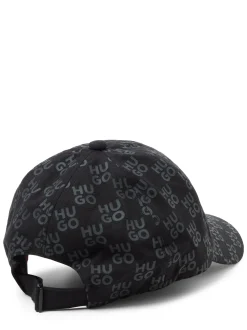HUGO Herren Basecap - Jake-M in schwarz grau