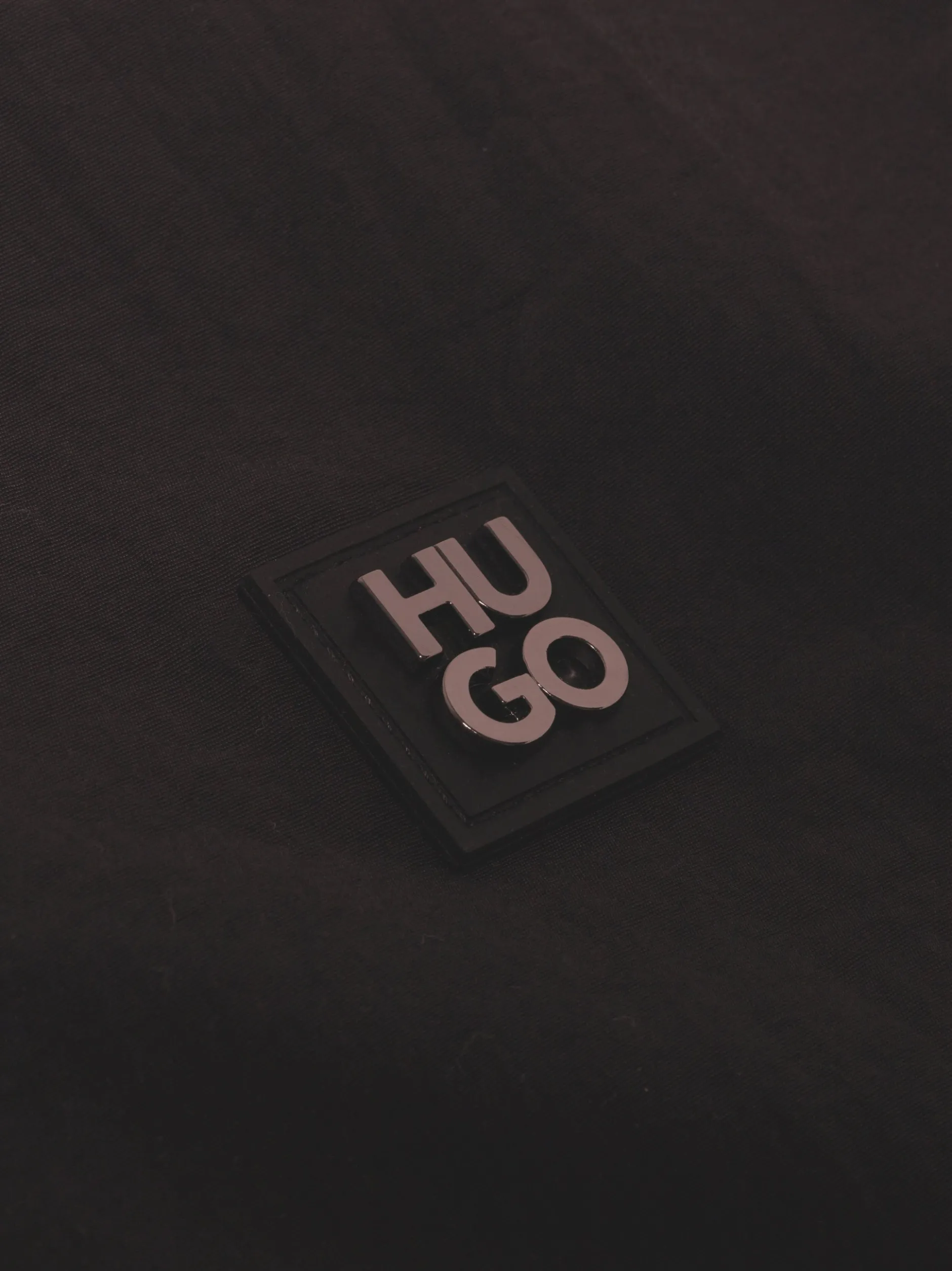 HUGO Herren Freizeithemd - Ellisce in schwarz