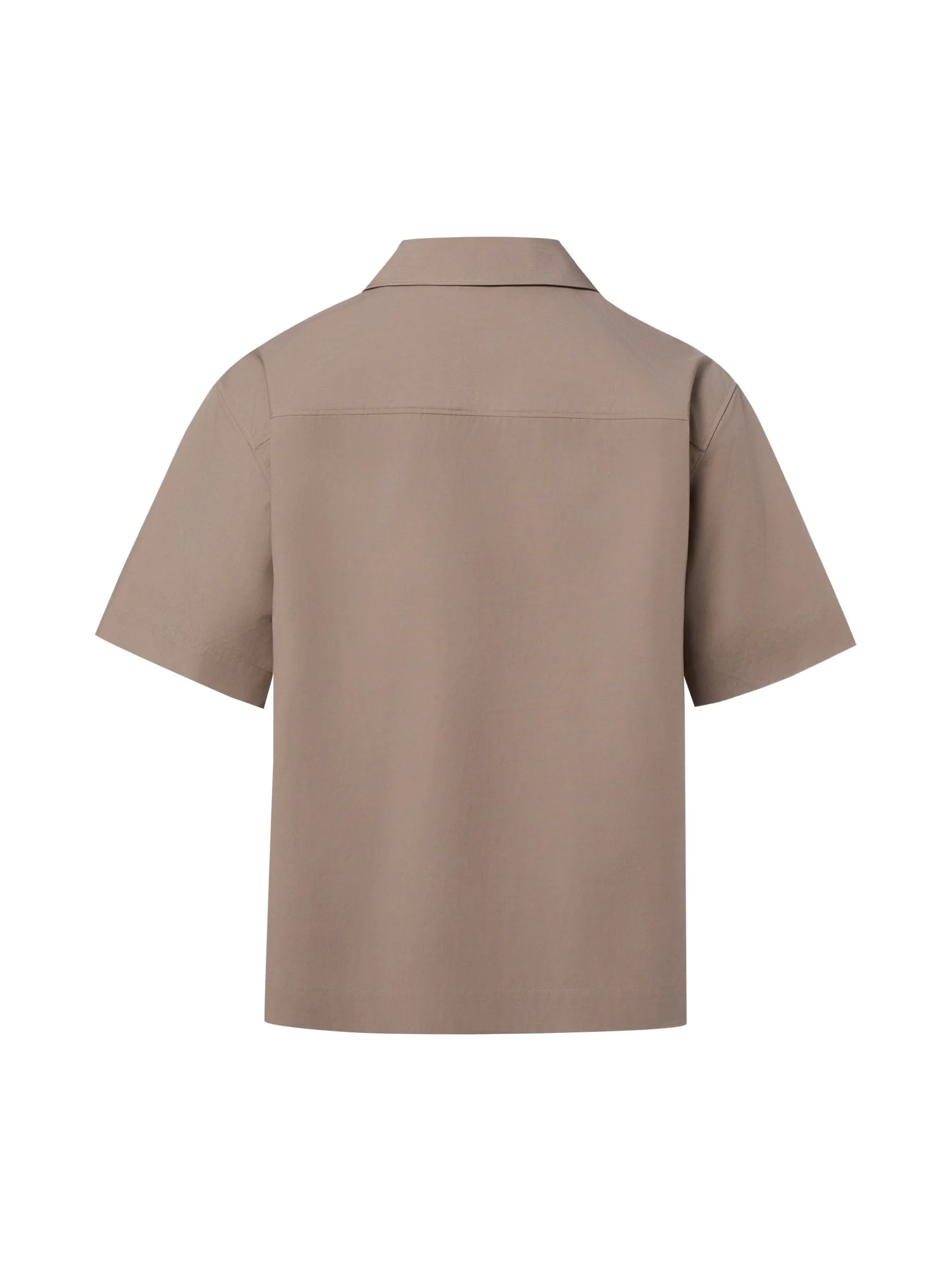 HUGO Herren Kurzarmhemd - Espino in taupe