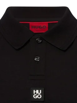 HUGO Herren Poloshirt - Deabono_D in schwarz