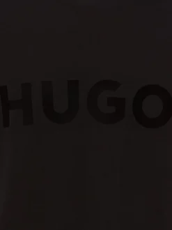 HUGO Herren T-Shirt - Dinkee in schwarz - Ärmel: kurzarm