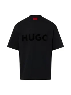 HUGO Herren T-Shirt - Dinkee in schwarz - Ärmel: kurzarm