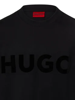 HUGO Herren T-Shirt - Dinkee in schwarz - Ärmel: kurzarm
