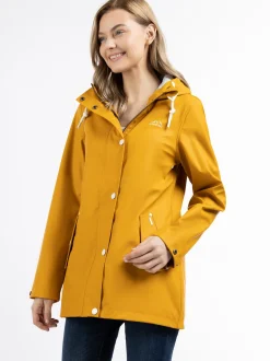 ICEBOUND Damen Regenjacke in gelb