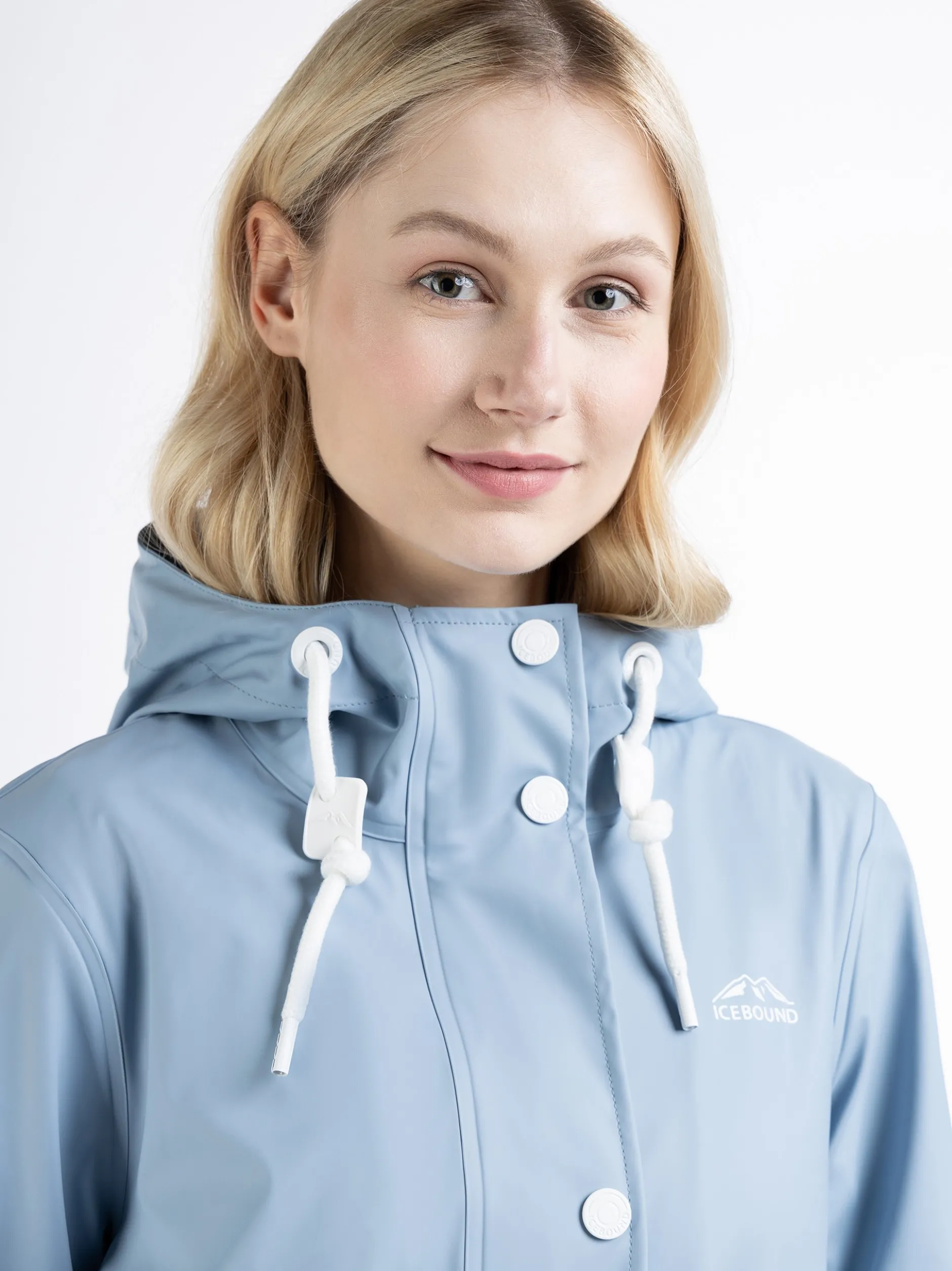 ICEBOUND Damen Regenjacke in hellblau
