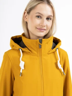 ICEBOUND Damen Softshelljacke in gelb