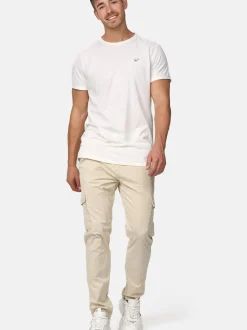 Indicode Herren Cargohose - Broadwick in beige sand
