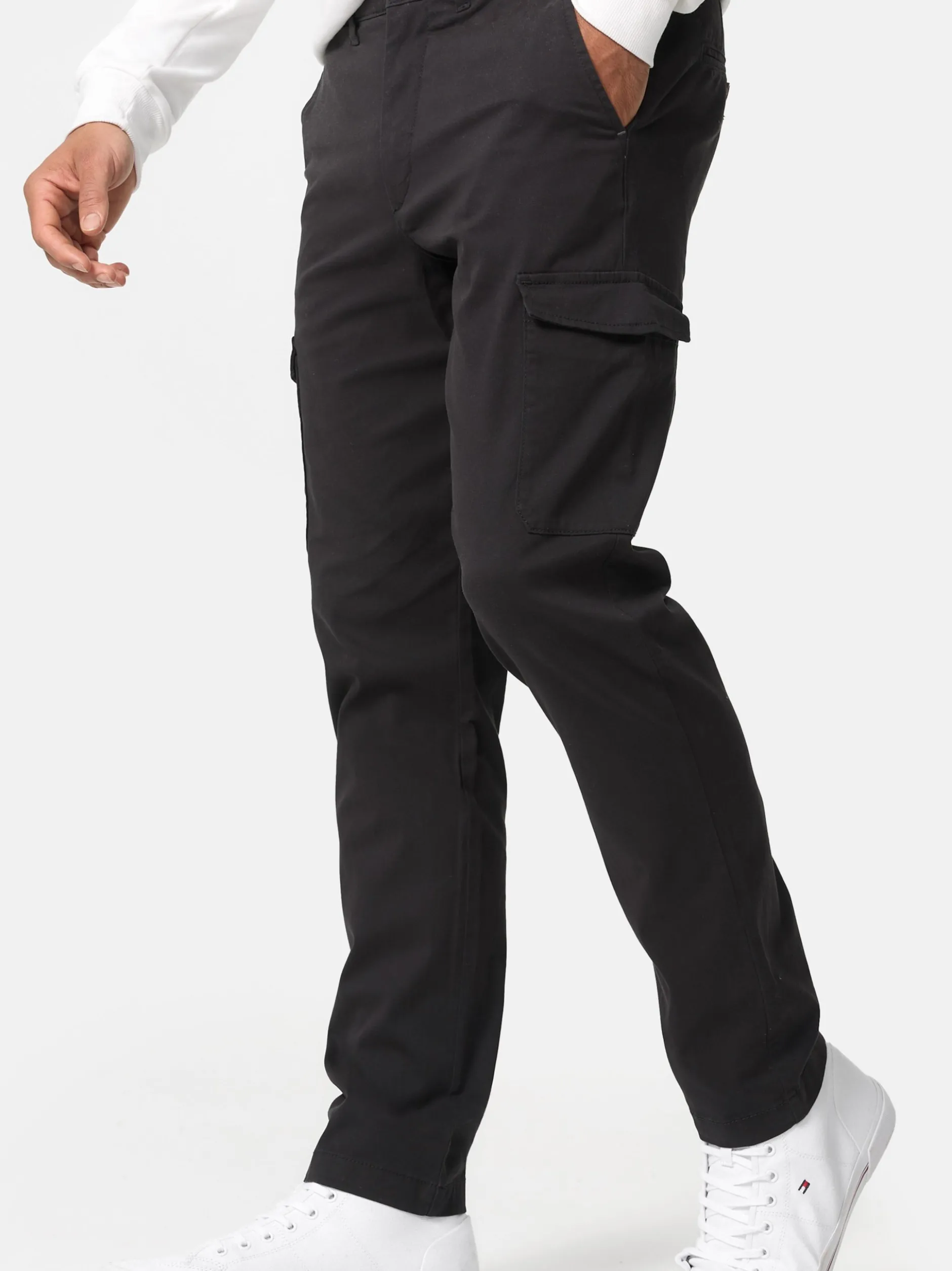 Indicode Herren Cargohose - INWalmie in schwarz