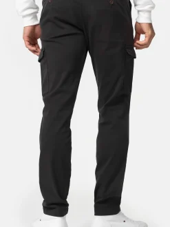 Indicode Herren Cargohose - INWalmie in schwarz