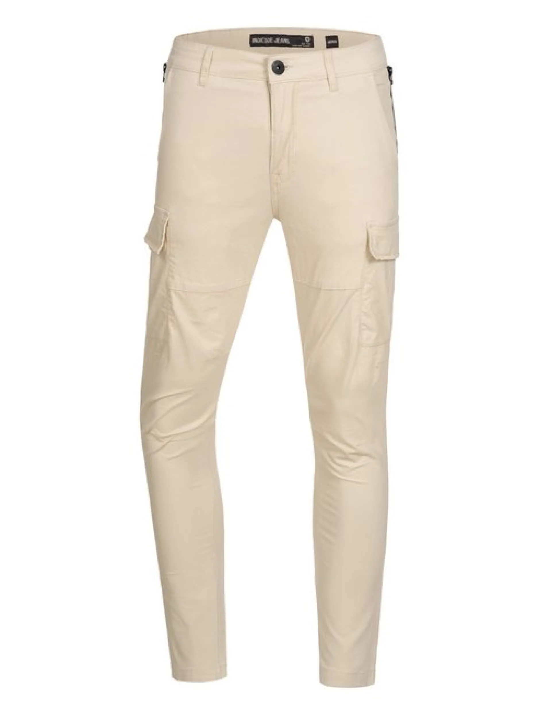 Indicode Herren Cargohose - Mathews in beige sand