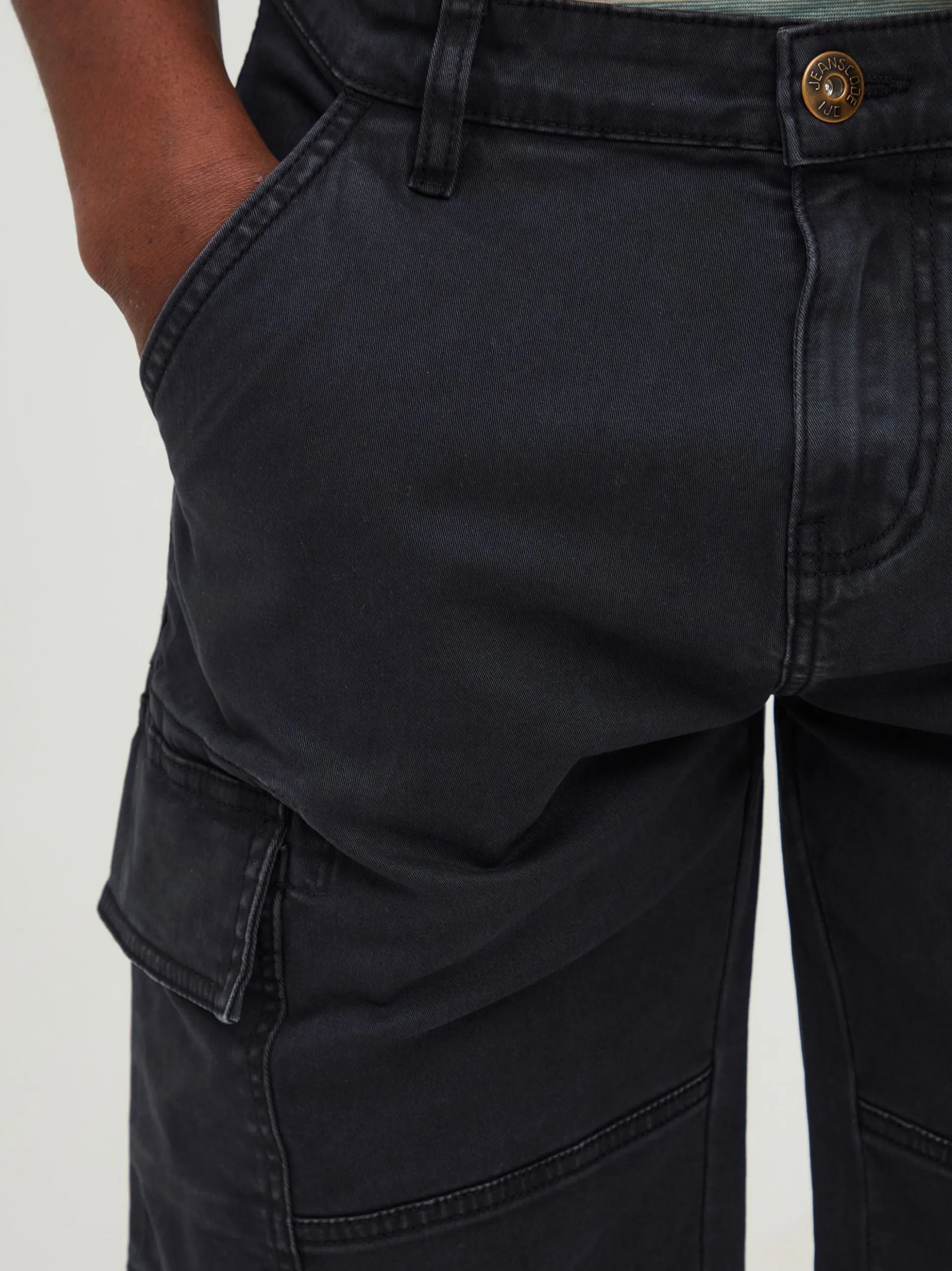 Indicode Herren Cargoshorts - IDBrom in schwarz