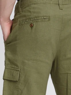 Indicode Herren Cargoshorts - IDMosato in oliv