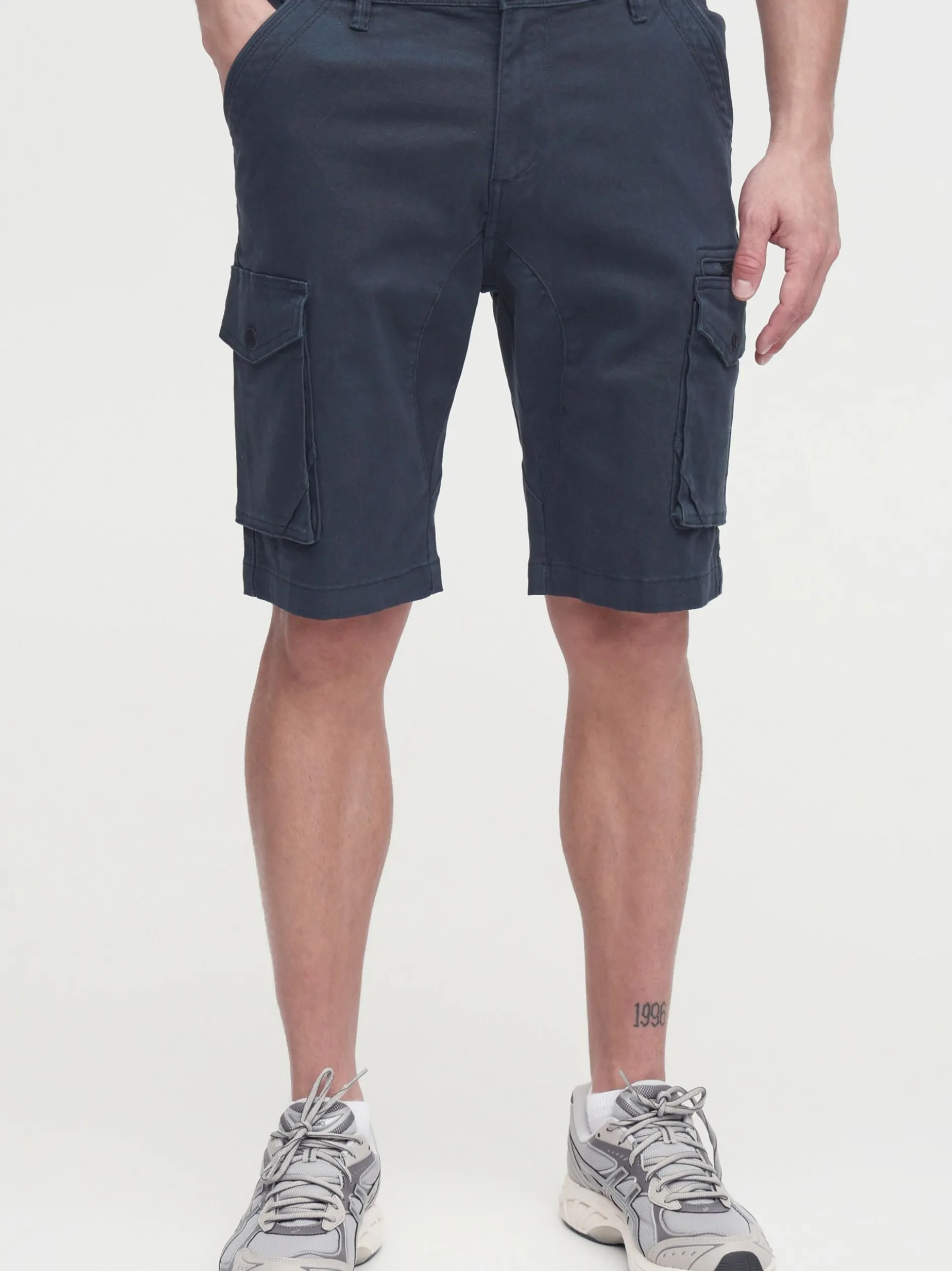 Indicode Herren Cargoshorts - IDRonjo in marine