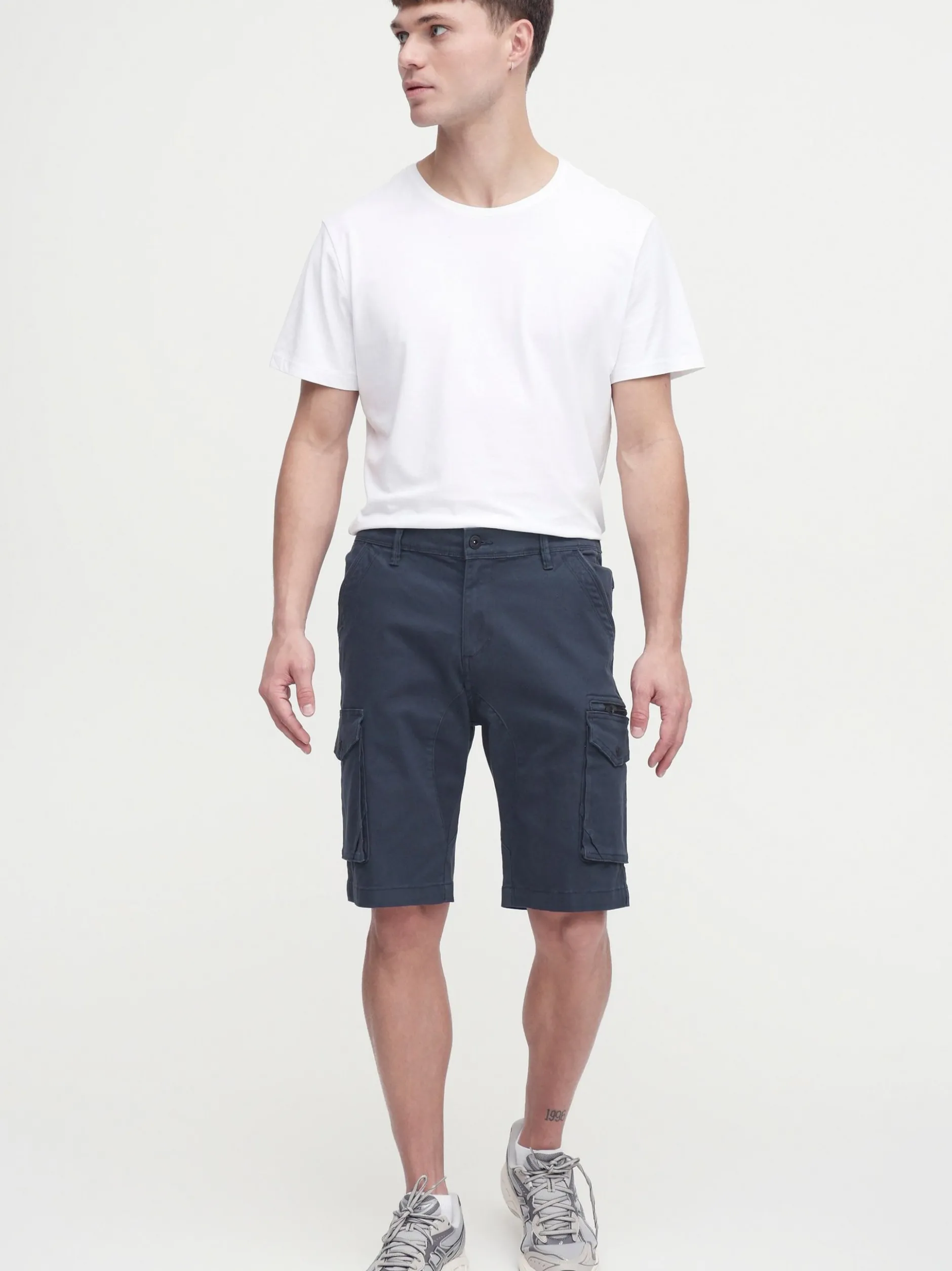Indicode Herren Cargoshorts - IDRonjo in marine