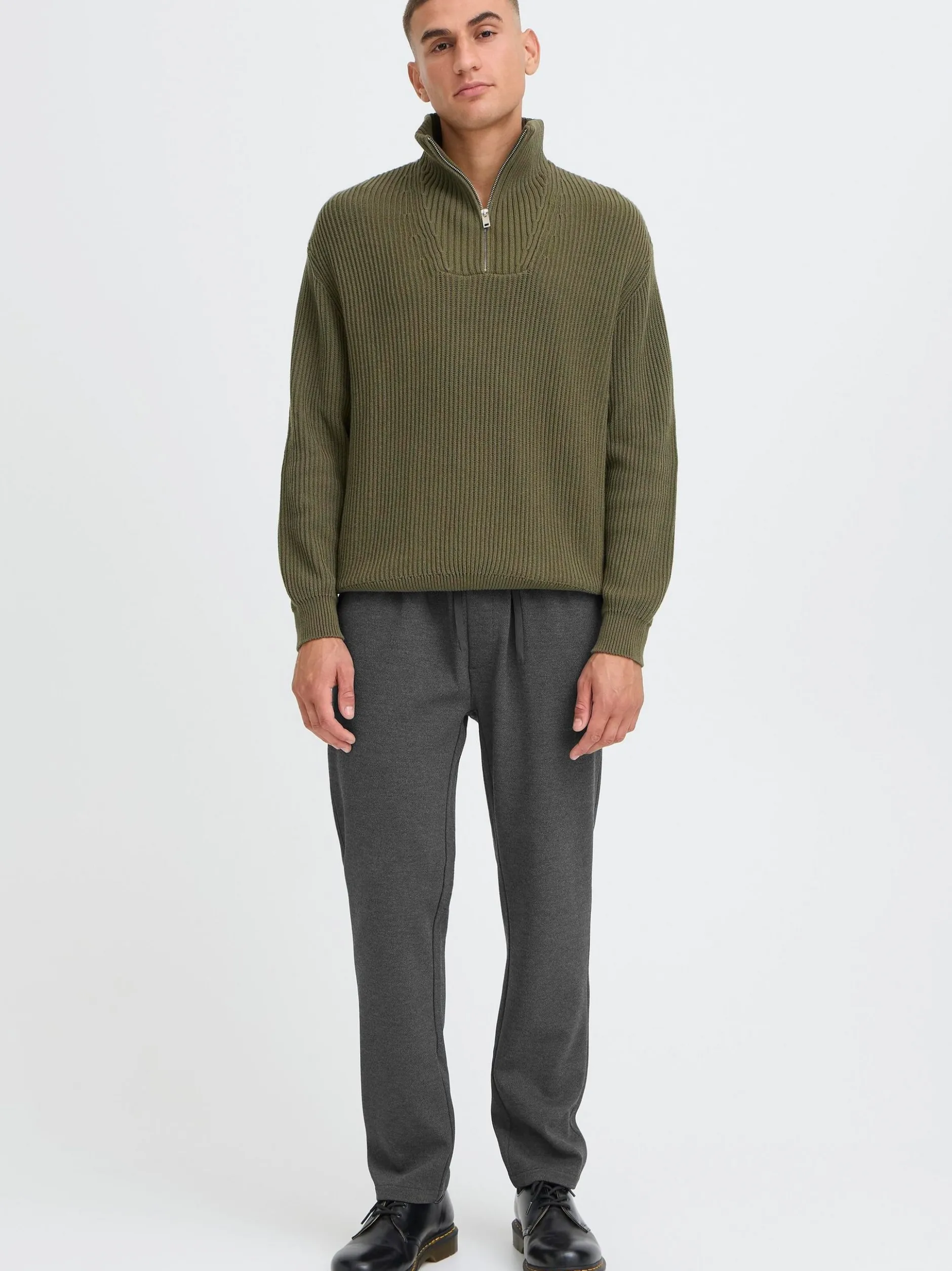 Indicode Herren Chinohose - IDCowsol in anthrazit
