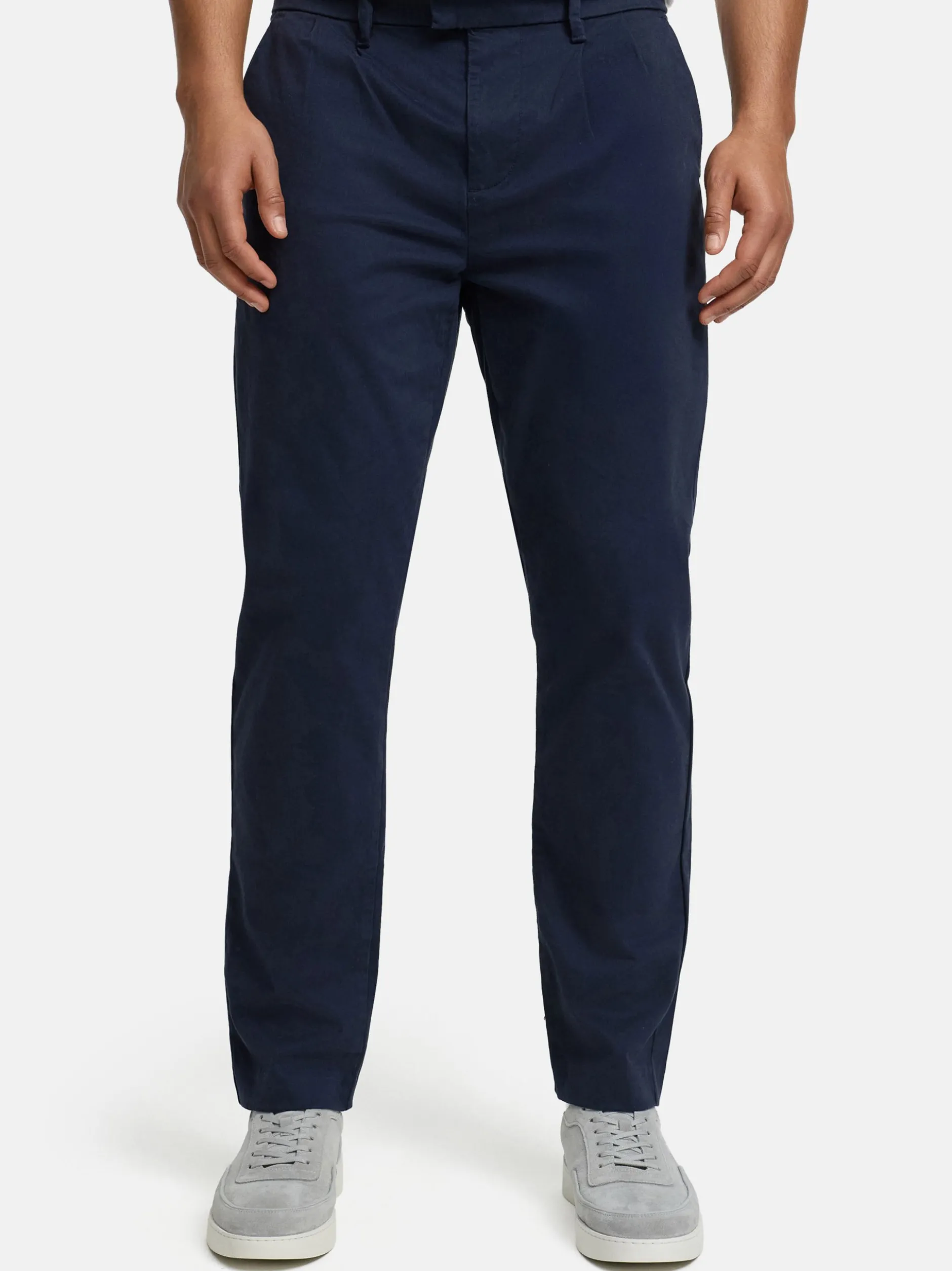 Indicode Herren Chinohose - Ignazo in marine